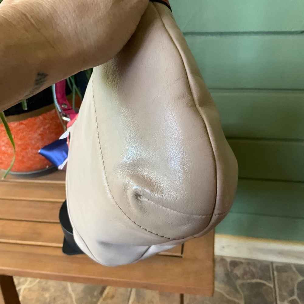 Coach Daisy Spectator Purse Tan/Pink with Scarf (no hang tag) - Picture 8 of 14